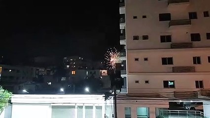 Despiden al presidente Danilo Medina con cacerolazos y fuegos artificiales
