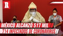México ascendió a 56 mil 543 muertes por coronavirus