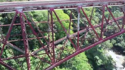 VIEJO Puente Ferroviario RIO GRANDE límite Turrucares - Atenas | Patrimonio Histórico Estación #19
