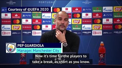 Guardiola ready for short turnaround to next season's Premier League