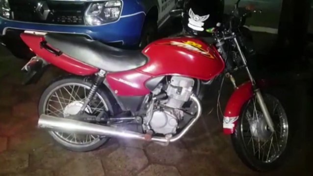 Jovem não habilitado é detido pela GM conduzindo motocicleta embriagado