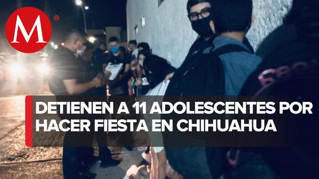 En Chihuahua, dispersan fiesta y arrestan a asistentes por no respetar medidas