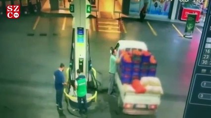 Gaziosmanpaşa'da aracı kundaklayan şüpheliyi güvenlik kamera görüntüleri ele verdi