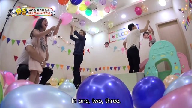 SoDa siblings' house - Meeting EXO Chen & Xiumin #EXO