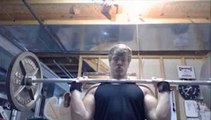 Military Press 135 x 12 reps