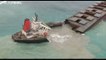 Mauritius: la nave giapponese incagliata nella barriera corallina si è spezzata in due