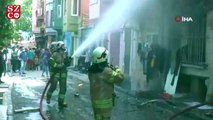 Beyoğlu’nda bulunan metruk binada yangın çıktı