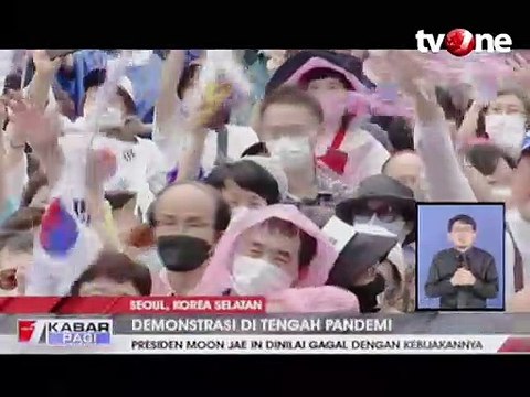 Ribuan Warga Tuntut Presiden Korea Selatan Mundur