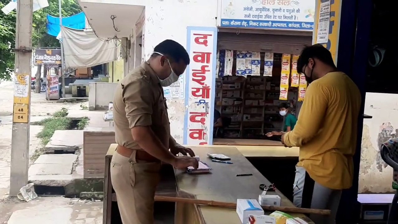 लॉकडाउन में कांधला पुलिस अलर्ट, बेवजह घूमने वालों का किया चालान, मचा हड़कंप