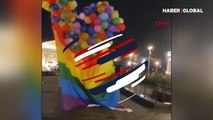 Kremlin Sarayı üzerinde LGBT bayrağı uçurdular