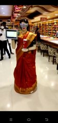 Robot doing work in Shooping Mall in India |