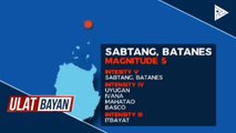 Batanes, niyanig ng magnitude 5 na lindol