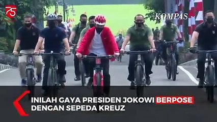 Gaya Jokowi Gowes Sepeda Kreuz, Brompton Asal Bandung