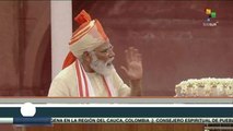 India: Modi llama a la paz por conflictos con China