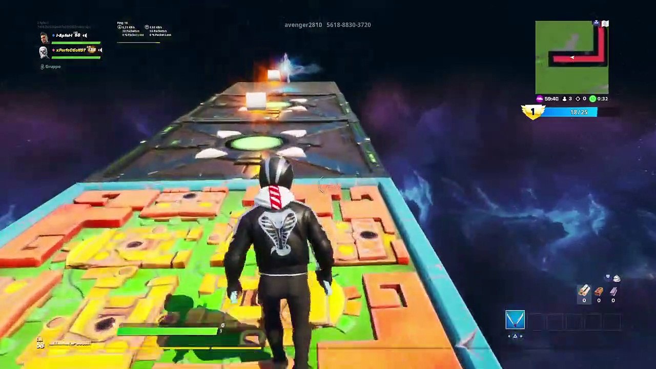 *FASTEST DEATHRUN* The 1 Minute Deathrun!  played by Apfel - Fortnite Creative