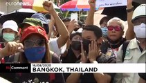 Thousands of students gather for pro-democracy protest in Thailand