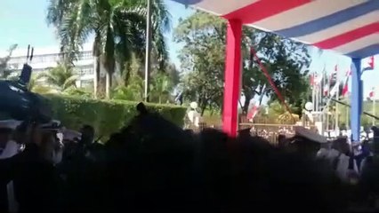 Llegada del presidente Luis Abinader al Congreso Nacional