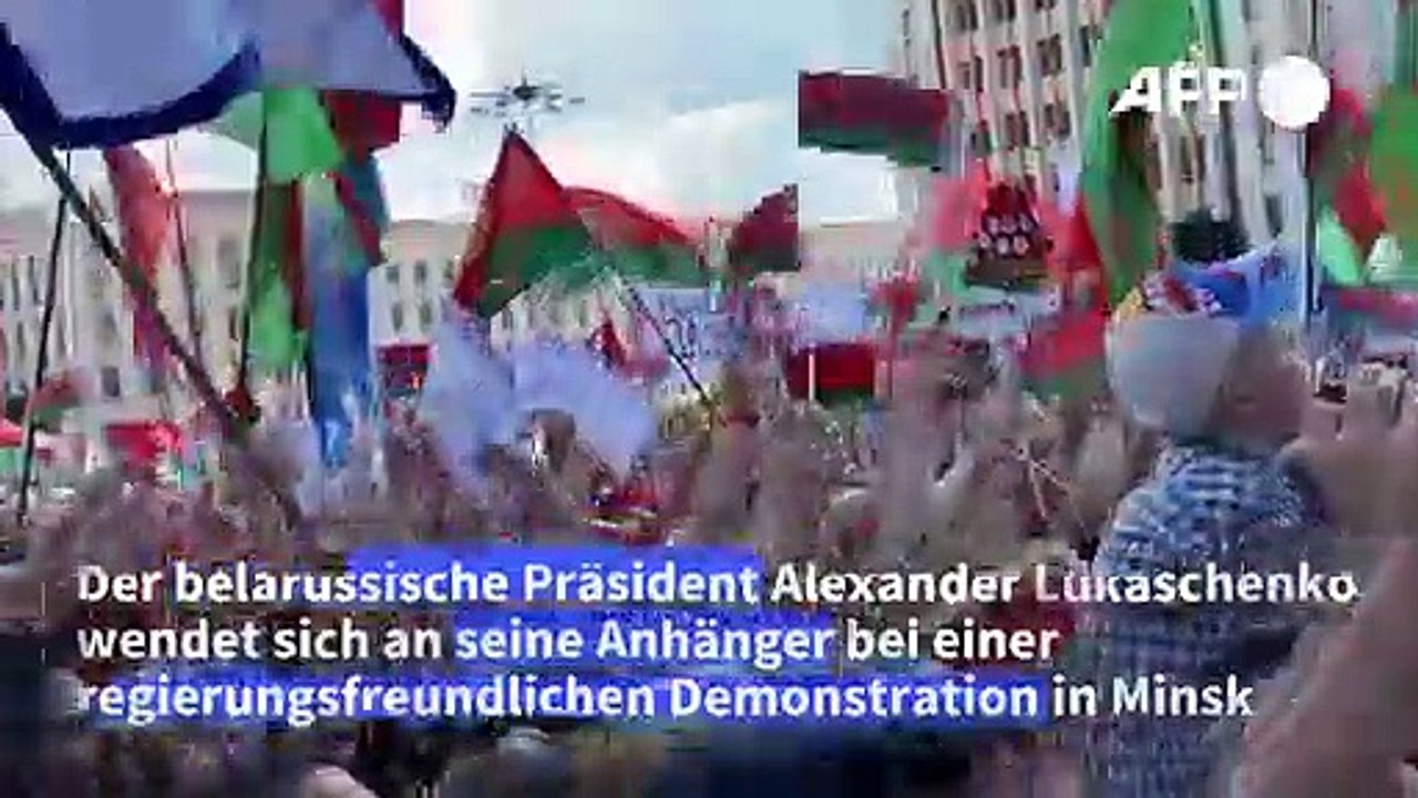 Lukaschenko fordert Anhänger zur 'Verteidigung der Unabhängigkeit' von Belarus auf