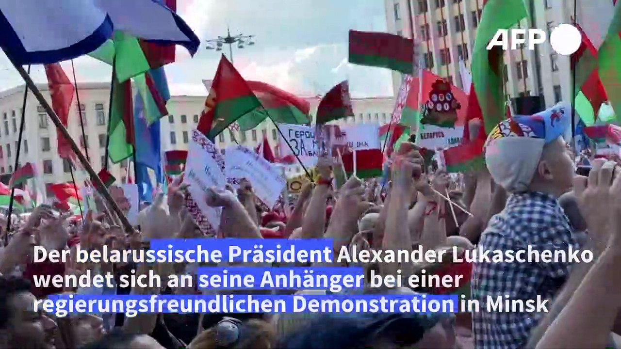 Lukaschenko fordert Anhänger zur 'Verteidigung der Unabhängigkeit' von Belarus auf