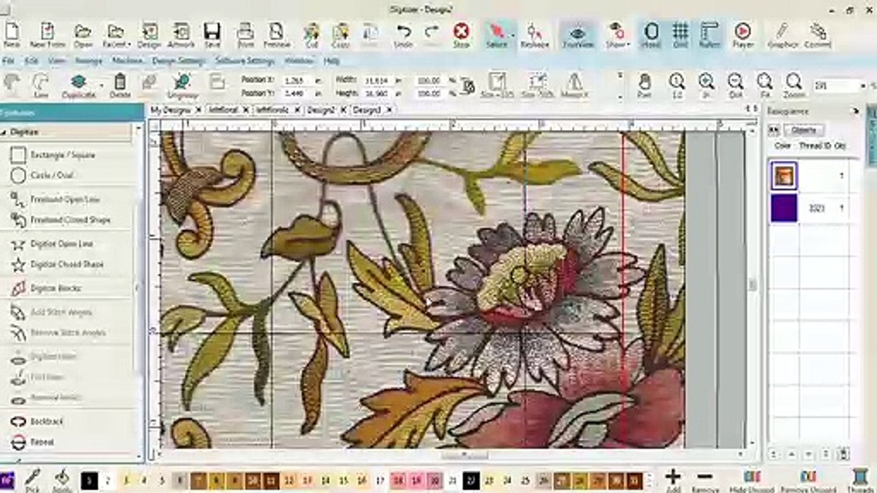 Digitizing a  missing piece