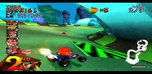 Crash CTR - Roo´s Tube - PLAYSTATION SONY