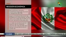 Perú: caída del 17,37% del PIB durante el primer semestre del 2020