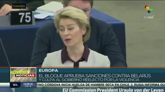La UE anuncia la imposición de sanciones contra Bielorrusia
