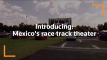 Mexico City race track turns drive-in theater