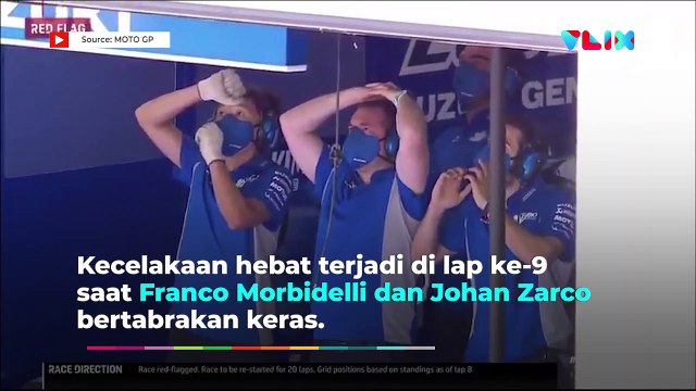 Video Motor Nyaris Timpa Valentino Rossi di MotoGP Austria