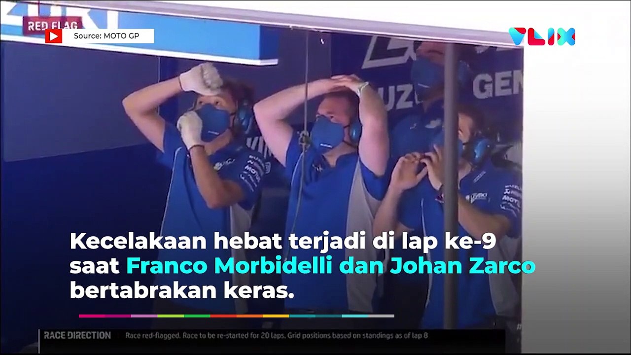 Video Motor Nyaris Timpa Valentino Rossi di MotoGP Austria