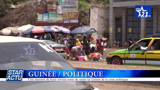 GUINÉE - une mission de haut-niveau tente de sortir la Guinée de la crise politique.