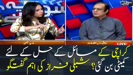 Is there any committee formed for the solution of Karachi's problems ?
