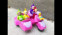 TELETUBBIES Toys FISHER PRICE Little People Pink Scooter Ride To Museum