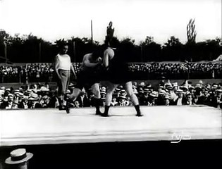 Gustav Fristensky vs. Josef Smejkal - 1913 - Oldest Available Professional Wrestling Match Footage