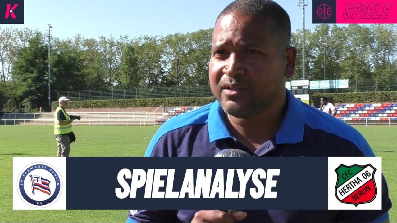 Die Spielanalyse | SV Tasmania Berlin - CFC Hertha 06 (NOFV-Oberliga Nord)