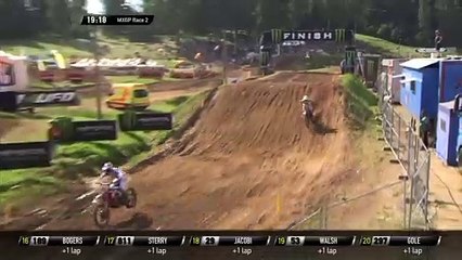 Cairoli passes Prado  - MX2 Race 2 - MXGp of Kegums 2020
