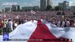 벨라루스 대선 불복 수십만 명 거리로…EU 