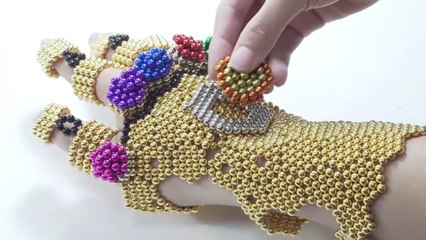 Magnetic Balls - Amazing Thanos Infinity Gauntlet From 5.000 Magnetic Balls