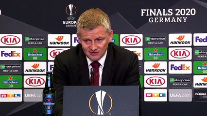 FOOTBALL: UEFA Europa Ligue: Demi-finale - Solskjaer : "Performance fantastique du gardien de Séville"