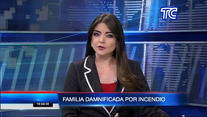Familia fue damnificada por incendio en vivienda