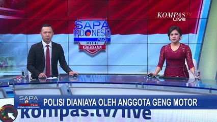 Polisi Dianiaya Anggota Geng Motor Saat Mengatur Lalu Lintas di Jalan