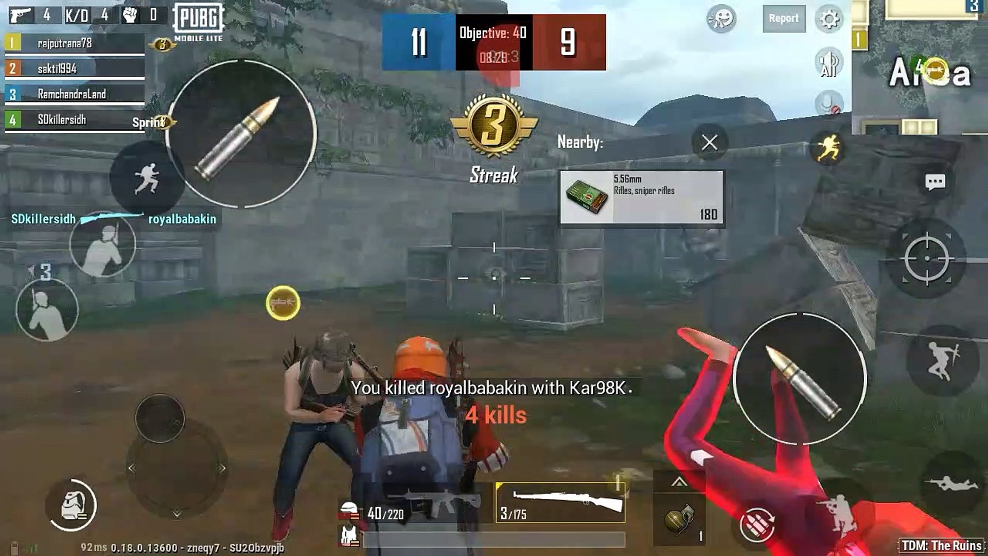 Pubg mobile tdm gameplay / good gameplay