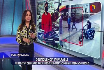 Delincuencia imparable: arrebatan celulares para ser ofertados en el mercado negro