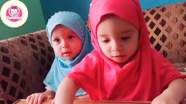 cute little twins trying to say el fatiha and we surprised at the end