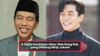 6 Fakta Kemiripan Aktor Shin Rung Rok yang Dibilang Mirip Jokowi