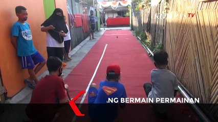 Serunya Main Balogo dan Bagasing di Kampung Permainan Tradisional Banjarmasin