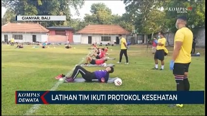 Tim Bali United Tetap Latihan, Dengan Protokol Kesehatan