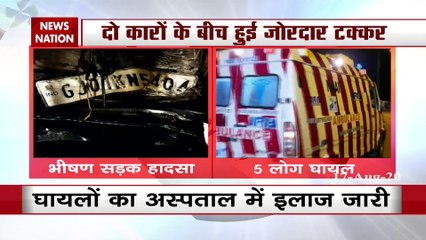 Five men killed in car accident on Vadodara Highway in Nadiad Gujarat