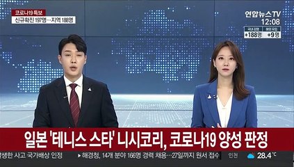 일본 '테니스 스타' 니시코리, 코로나19 양성 판정