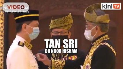 Dr Noor Hisham bestowed 'Tan Sri' title in conjunction with Agong's birthday